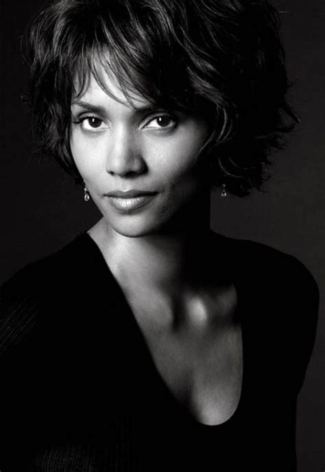 Halle Berry | Halle berry, Halle, Black, white portraits