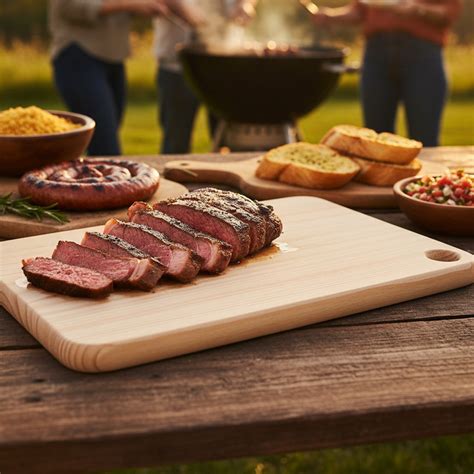 Tabua De Carne Para Churrasco - Tabua de Carne Churrasco Premium em Madeira Grossa para Corte e Servir ...