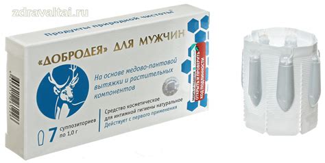 Купить Добродея свечи для мужчин 7 шт по низкой цене в интернет аптеке ...