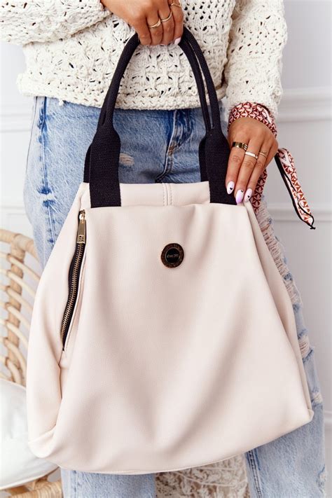 Shopper Shoulder Bag LAURA BIAGGI Beige | Cheap and fashionable shoes ...