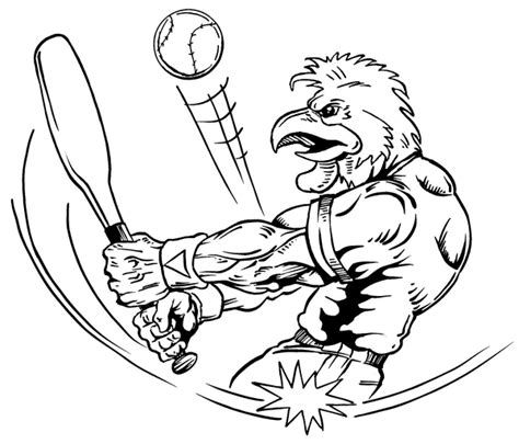 BASEBALL GAMECOCK MASCOT DECAL / STICKER 4