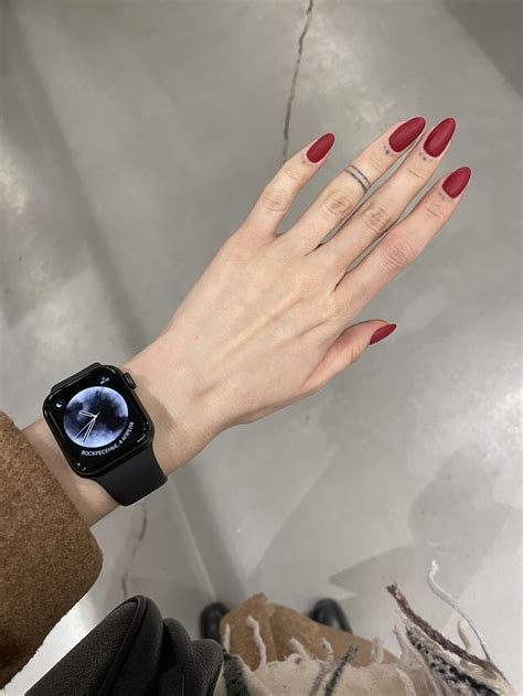 Красные матовые ногти | Nails