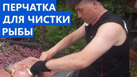 Кевларовая перчатка. Перчатка для чистки рыбы. Как легко почистить ...
