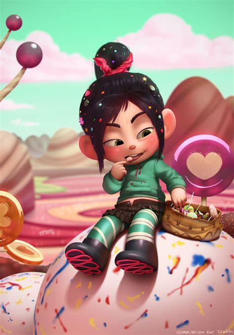 Vanellope Von Schweetz by iDFER on DeviantArt | Wreck it ralph, Disney
