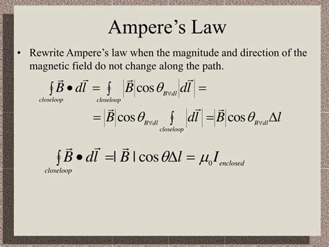 PPT - Ampere’s Law PowerPoint Presentation, free download - ID:962460