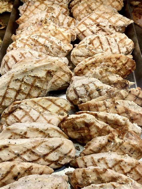 Cooked Chicken Breast Fillets Stock Image - Image of healthy, filet