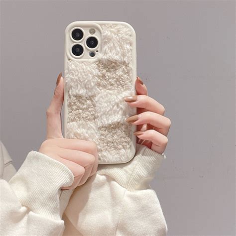 Плюшевый чехол для телефона iphone 15 PLUS/айфон 15 PLUS - купить с ...