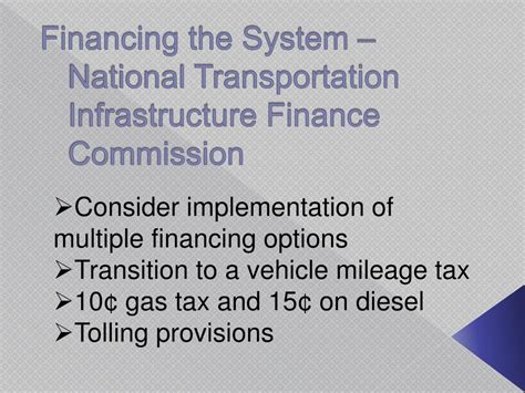 governors task force  modernizing transportation funding