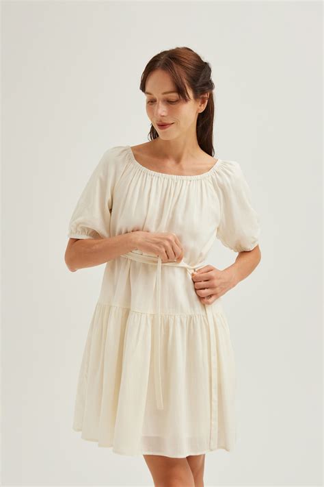 Two-Way Tiered Shift Dress - Our Second Nature