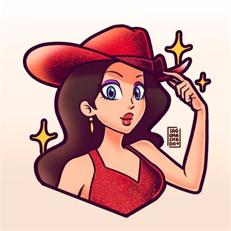 I don't see much 2D Pauline art, so I made one : r/Mario