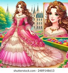 Princess Sissi Cartoon AI-generated image 2489148613 | Shutterstock
