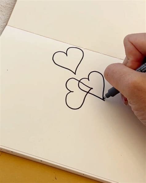 Easy Heart Drawing Pattern
