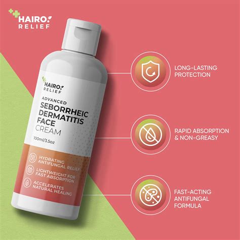 Advanced Seborrheic Dermatitis Face Cream by HAIRO RELIEF | 100ml cream