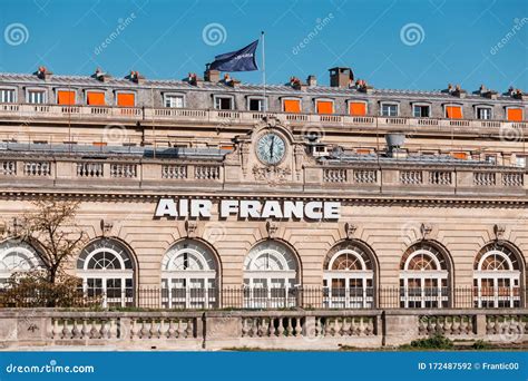 Air France Headquarters and Main Office Building with Flag Editorial Photography - Image of ...