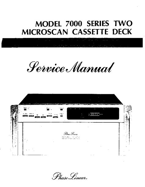 PHASE-LINEAR 7000 SERIES SM Service Manual download, schematics, eeprom ...