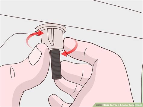 How to Fix a Loose Toilet Seat: 8 Steps (with Pictures) - wikiHow