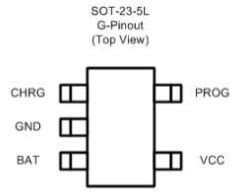 2YL6 Datasheet - Battery Charger IC (SOT23-5) ( Pinout )