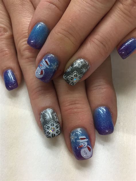 Nails Art Winter Colors