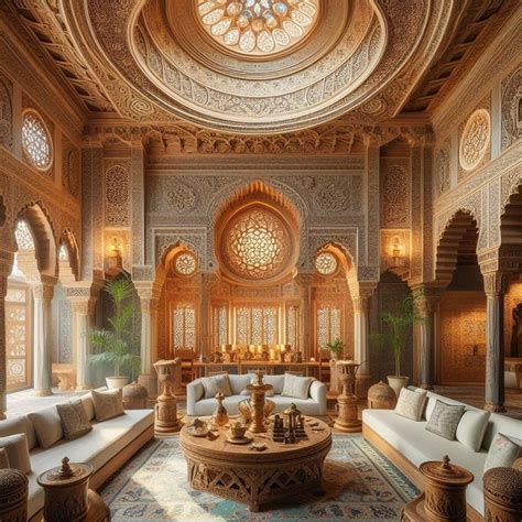 Arabic Interior Design Handcrafted Woodwork | Arabic interior design ...