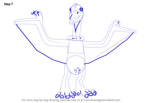 how to draw a quetzalcoatlus