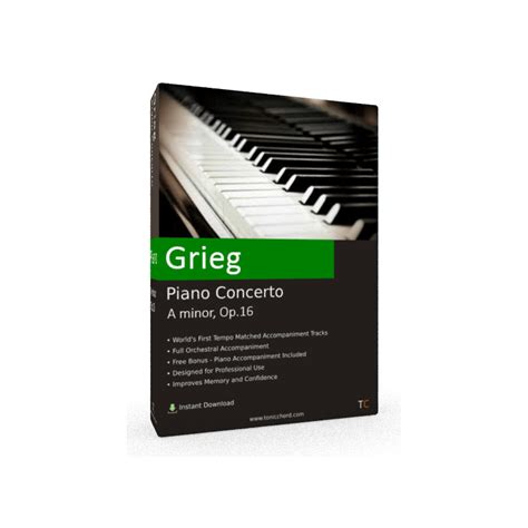 Grieg - Piano Concerto in A minor, Op.16 Accompaniment