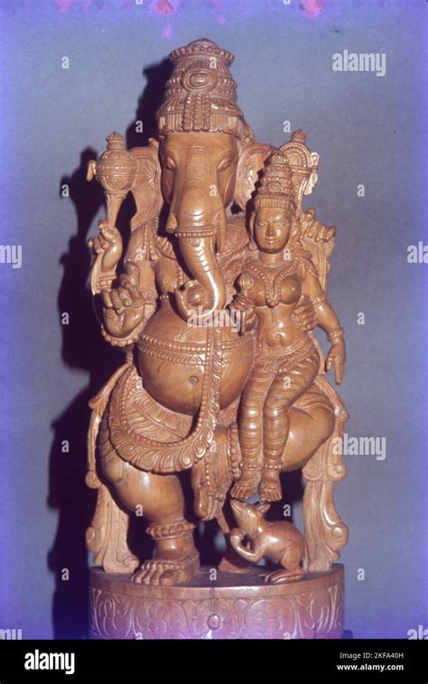 Artistically Carved Ganesh Idol, India Stock Photo - Alamy