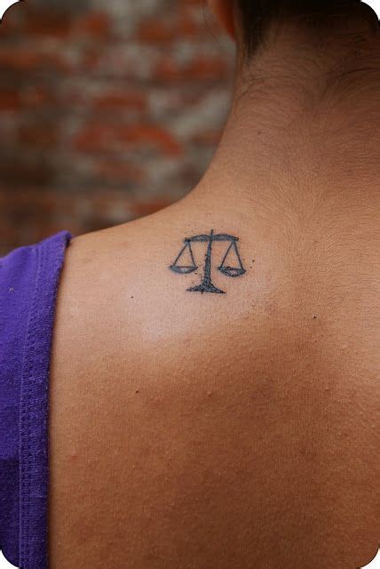 Justice Scale Tattoo