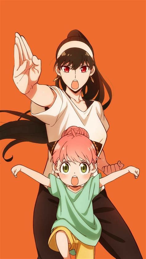 two anime characters with their arms in the air