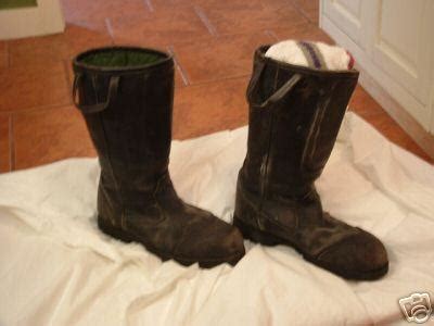 leather fire boots fire fighting bunker boots