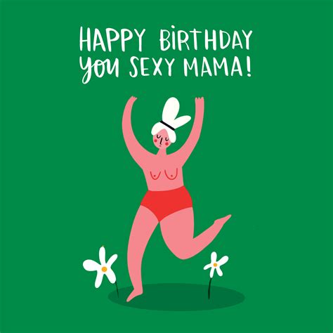 Sexy Mama Naked Lady Birthday Card – Boomf