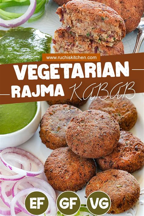 Veg Galouti Kabab ( Rajma Galouti Kebab) - Ruchiskitchen