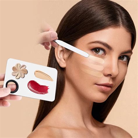 Makeup Spatula,Korean Spatula Makeup Stainless Steel Makeup Spatula and ...