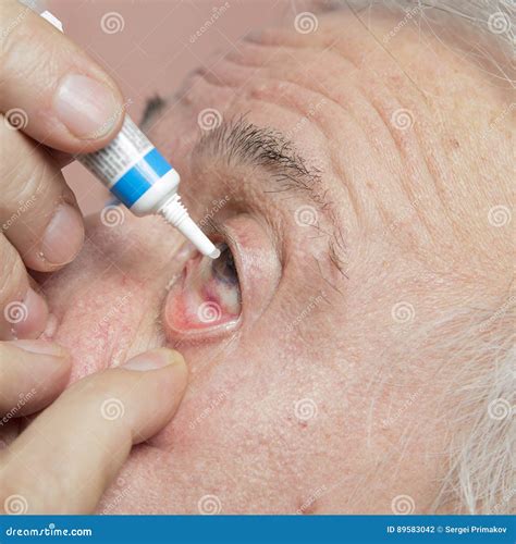 Eye disease treatment stock photo. Image of medical, drops - 89583042