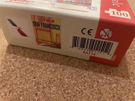 Golden Gate - New York Puzzle Company - 100 pieces (Vintage TWA travel