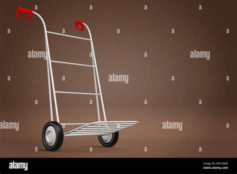 hand cart concept  rendering stock photo alamy