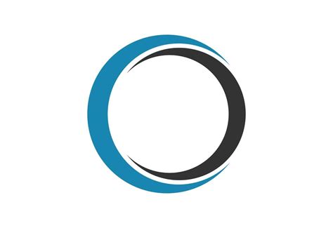 Circle shape logo design, Vector illustration 20190879 Vector Art at ...