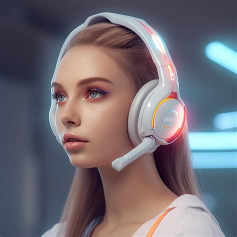 premium photo illustration  confident streamer  pink hair