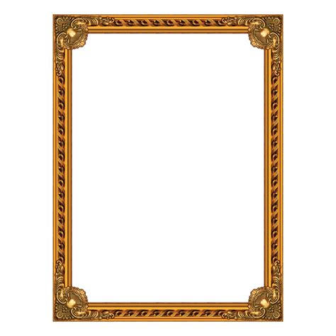 elegante marco dorado gratis png 11021668 PNG