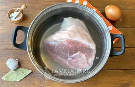 Прессованное мясо из свиной рульки — рецепт с фото пошагово