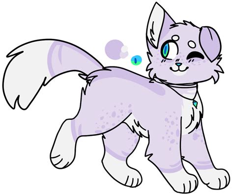 Purple Cat Adoptable! [CLOSED] by TangerineAdopts on DeviantArt