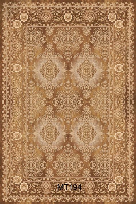 Classic Design Carpet Golden and Brown Color Persian Rug–Code MT194 ...