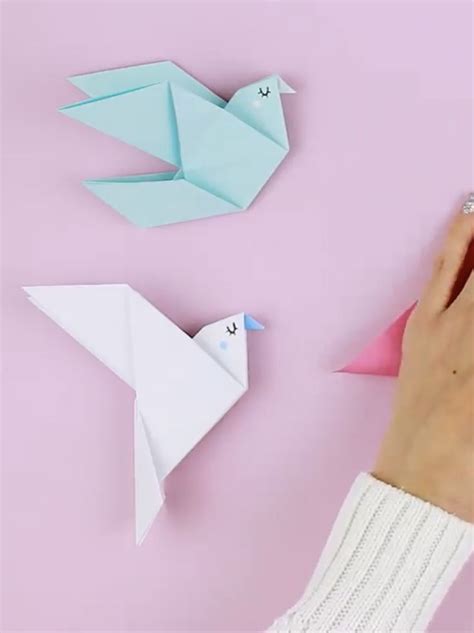 Origami Bird Easy, Easy Origami For Kids, How To Make Origami, Origami ...