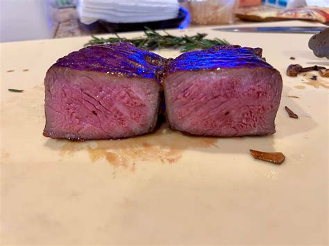 First time reverse searing : r/steak