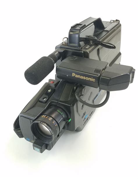 Panasonic OmniMovie VHS Video Camera 1980s black - Hangar 19 Prop Rentals