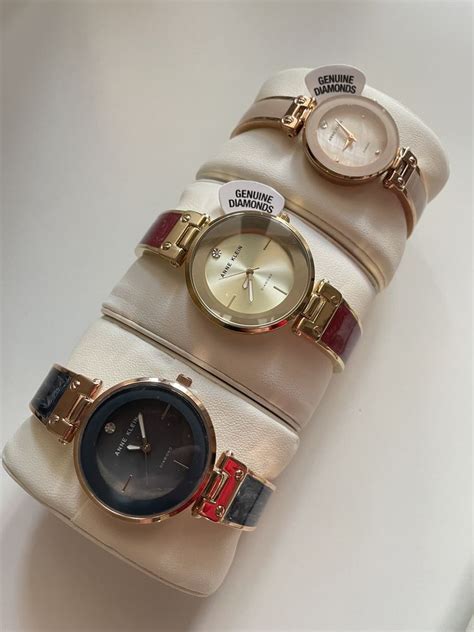 -45%$ Anne Klein часы с бриллиантом діаманти годинник жіночий diamond ...
