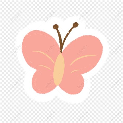 gambar stiker anak kupu kupu pinktentakelsenanganak kecil terbaik
