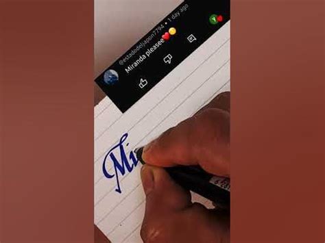 miranda#cursive#handwriting#viral #calligraphy #lettering #trending # ...