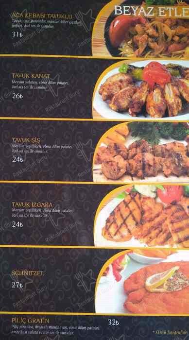 Menu at Dodo, Istanbul, Fevzi Paşa Cd. No:237