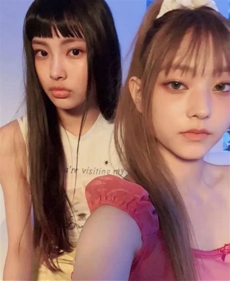 NEWJEANS HYEIN (이혜인) on Instagram: "— this haerin and hyein duality 🐱🐣 ...