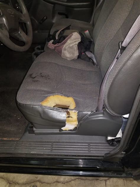 Driver Seat Repair Before and After - Ride City Customs